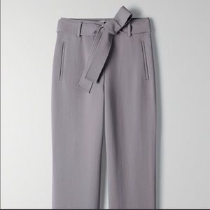 Talula Aritzia Tie Front Wide Leg Pant